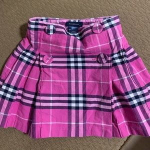 Burberry plaid skirt, size 4 kids